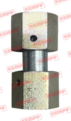 73096 KEMPF Doppelverbinder, gerade 08L - 8L
